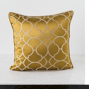 New Elegant Gold Decorative Pillow cover 17x17